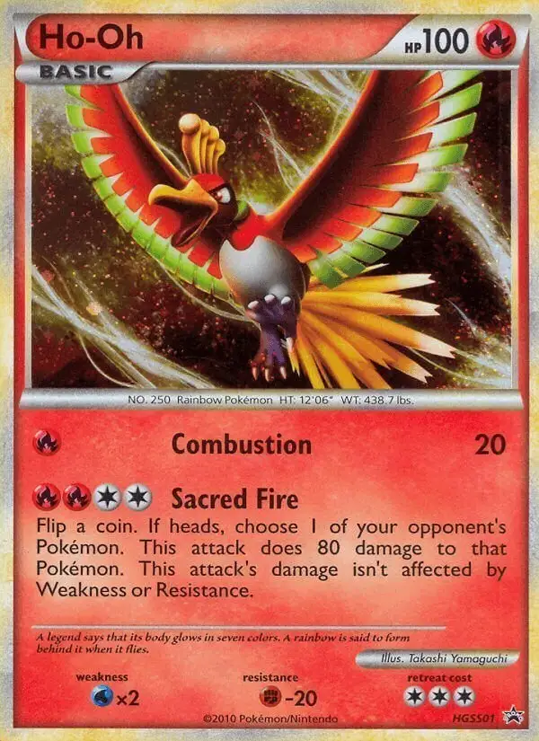 Ho-Oh #HGSS01 HGSS Black Star Promos PSA 10