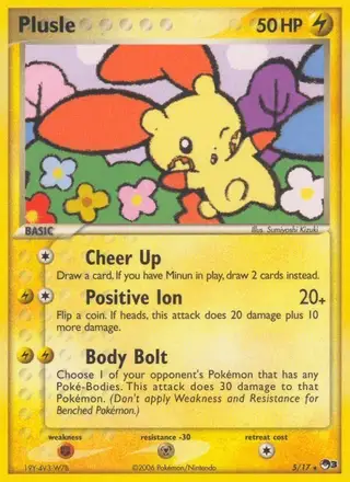 Plusle #5 POP Series 3 PSA 10