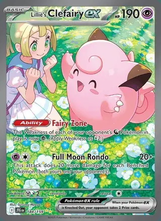 Lillie's Clefairy ex #184 Journey Together PSA 10
