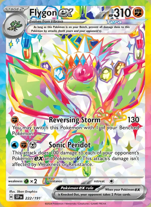 Flygon ex #222 Surging Sparks PSA 10