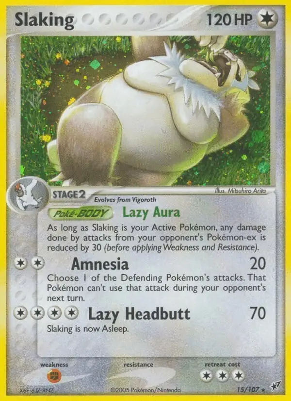 Slaking #15 Deoxys PSA 10