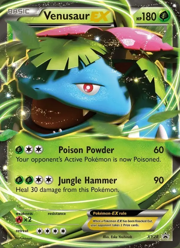 Venusaur EX #XY28 XY Black Star Promos PSA 10