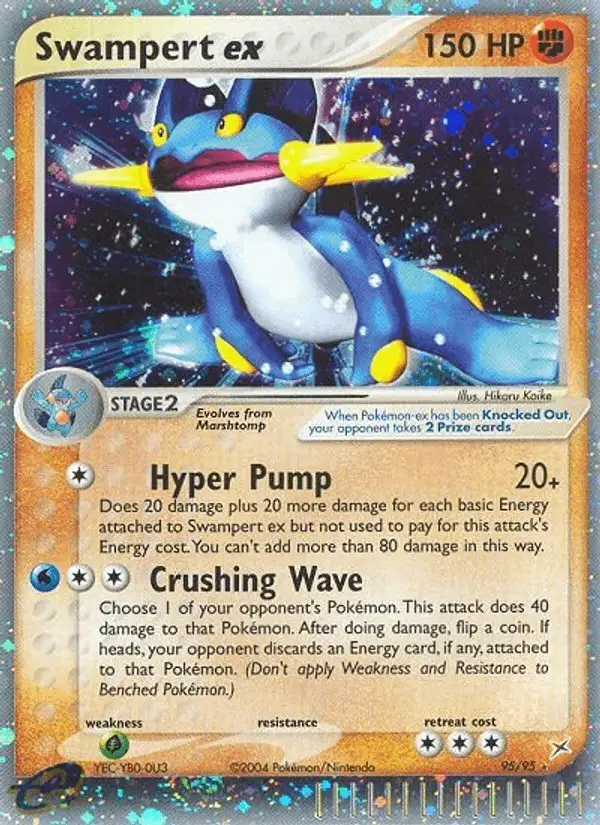 Swampert ex #95 Team Magma vs Team Aqua PSA 10