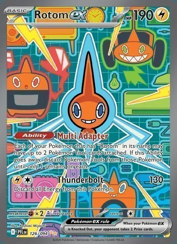 Rotom ex #126 Phantasmal Flames PSA 10