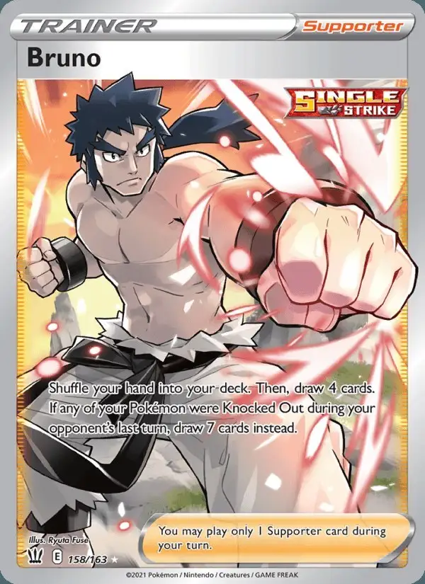 Bruno #158 Battle Styles PSA 10