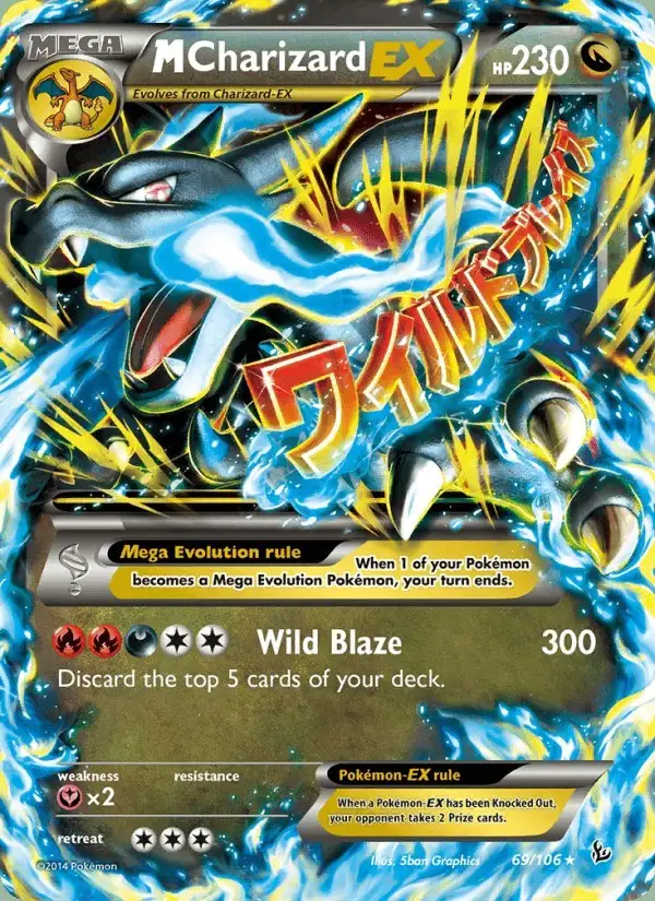 M Charizard EX #69 Flashfire PSA 10