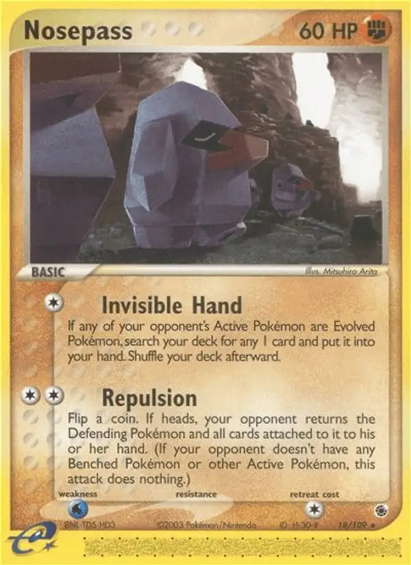 Nosepass #18 Ruby & Sapphire PSA 10