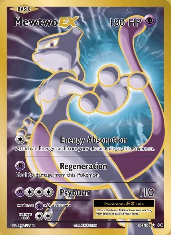 Mewtwo EX #103 Evolutions PSA 10