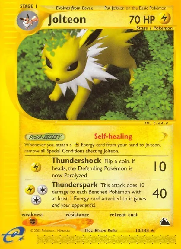 Jolteon #13 Skyridge PSA 10