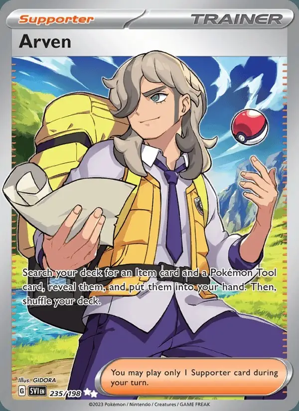 Arven #235 Scarlet & Violet PSA 10