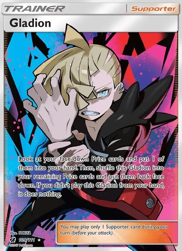 Gladion #109 Crimson Invasion PSA 10