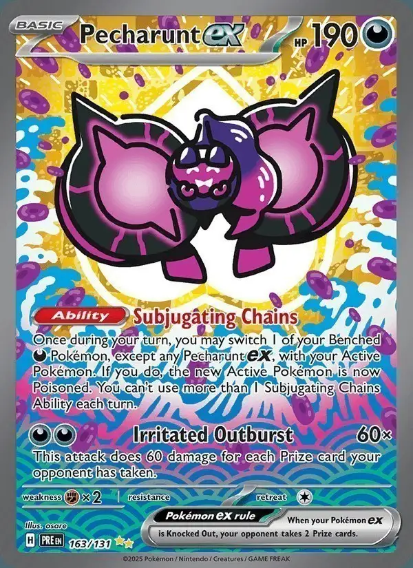 Pecharunt ex #163 Prismatic Evolutions PSA 10