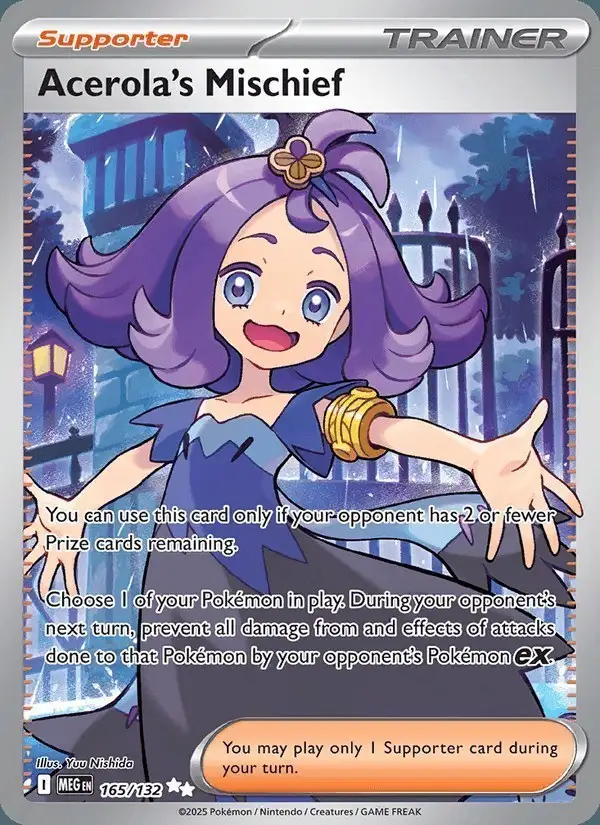 Acerola's Mischief #165 Mega Evolution PSA 10