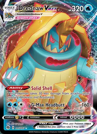Drednaw VMAX #15 Champion's Path PSA 10