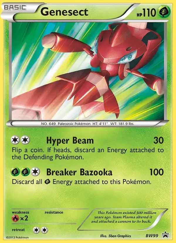 Genesect #BW99 BW Black Star Promos PSA 10