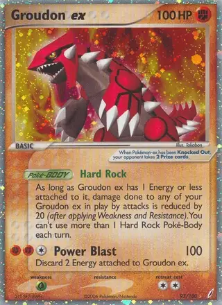 Groudon ex #93 Crystal Guardians PSA 10