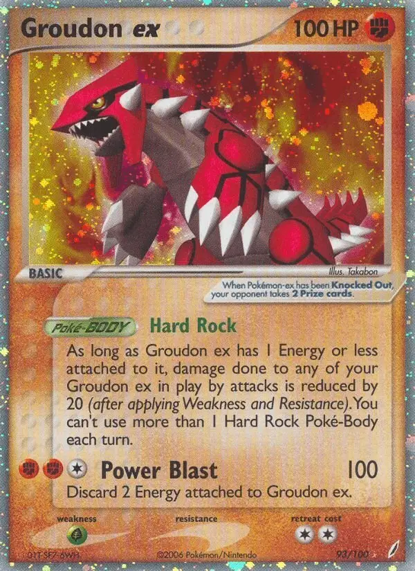 Groudon ex #93 Crystal Guardians PSA 10