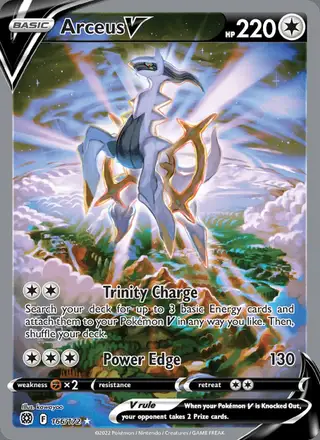 Arceus V #166 Brilliant Stars PSA 10