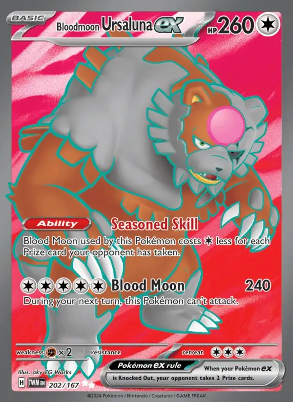 Bloodmoon Ursaluna ex #202 Twilight Masquerade PSA 10