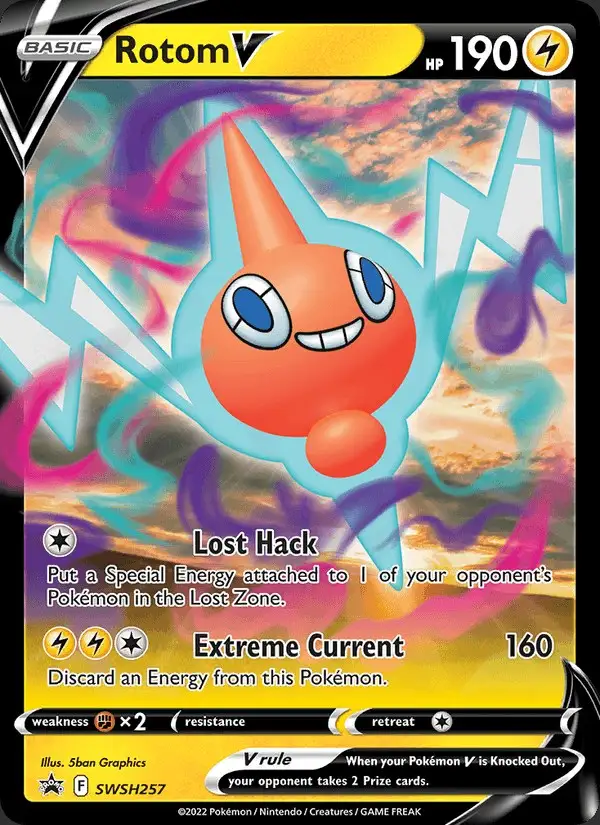Rotom V #SWSH257 SWSH Black Star Promos PSA 10