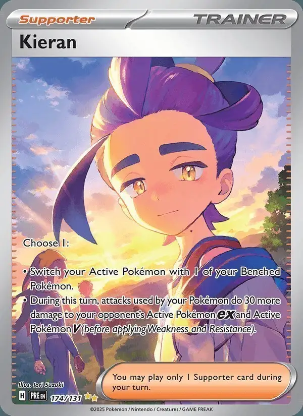 Kieran #174 Prismatic Evolutions PSA 10