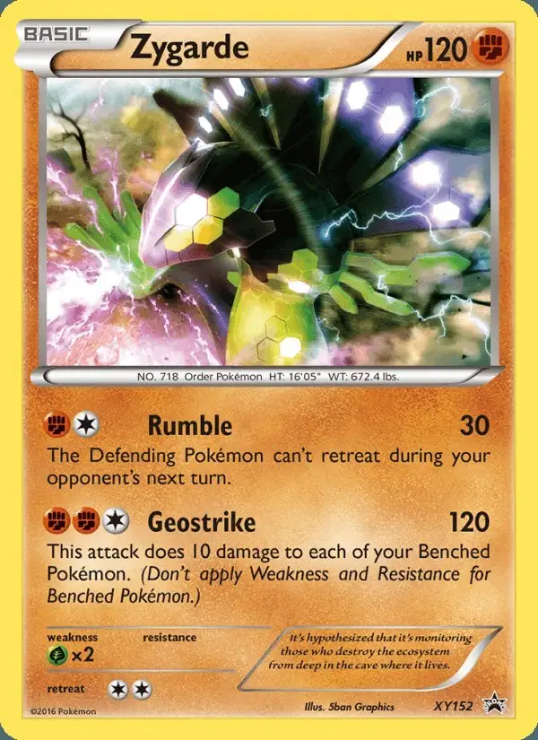 Zygarde #XY152 XY Black Star Promos PSA 10