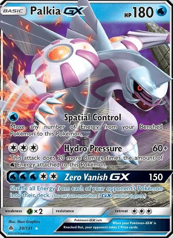 Palkia GX #20 Forbidden Light PSA 10