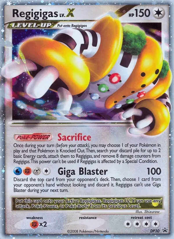 Regigigas #DP30 DP Black Star Promos PSA 10