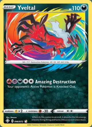 Yveltal #46 Shining Fates PSA 10