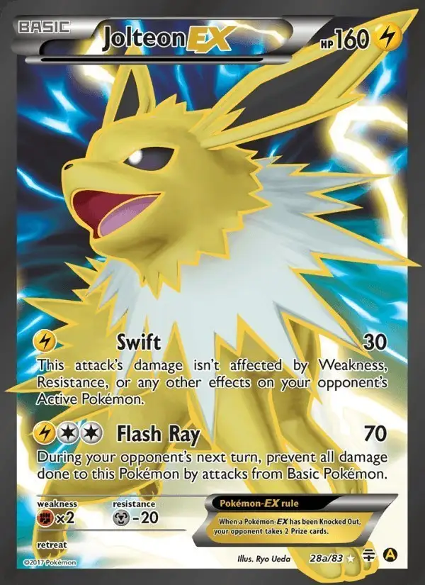 Jolteon EX #28 Generations PSA 10
