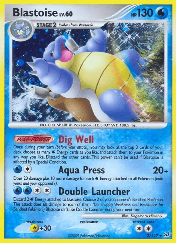 Blastoise #2 Platinum PSA 10