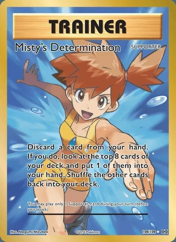 Misty's Determination #108 Evolutions PSA 10