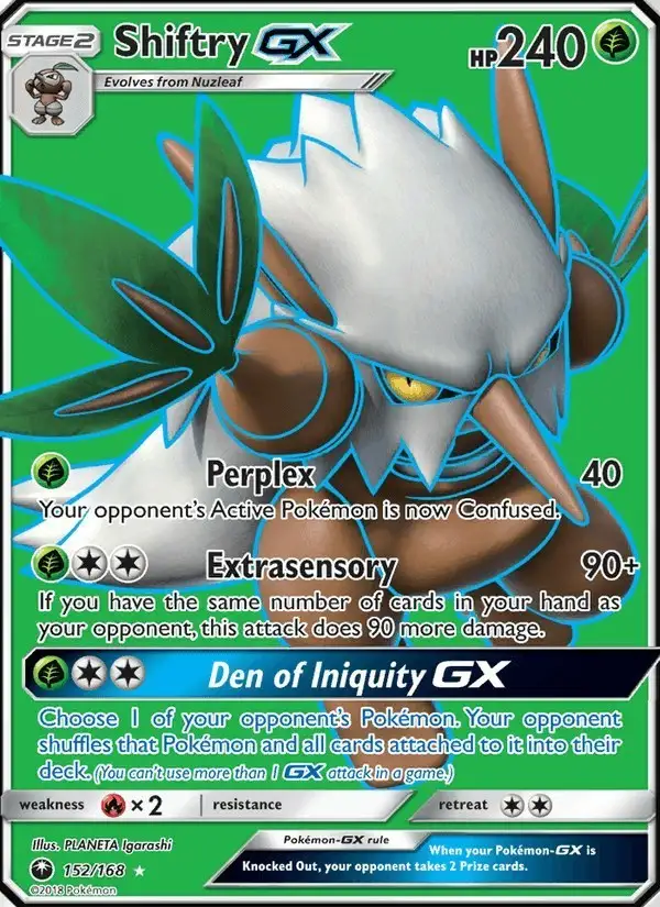 Shiftry GX #152 Celestial Storm PSA 10
