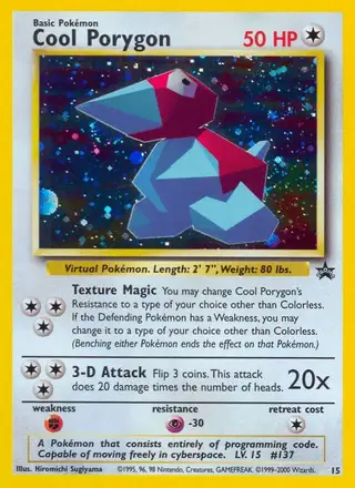 Cool Porygon #15 Wizards Black Star Promos PSA 10
