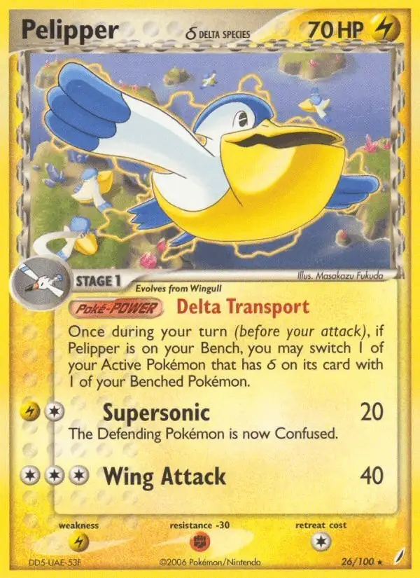 Pelipper δ #26 Crystal Guardians PSA 10