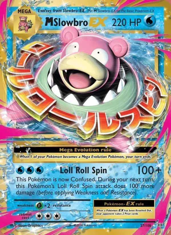 M Slowbro EX #27 Evolutions PSA 10