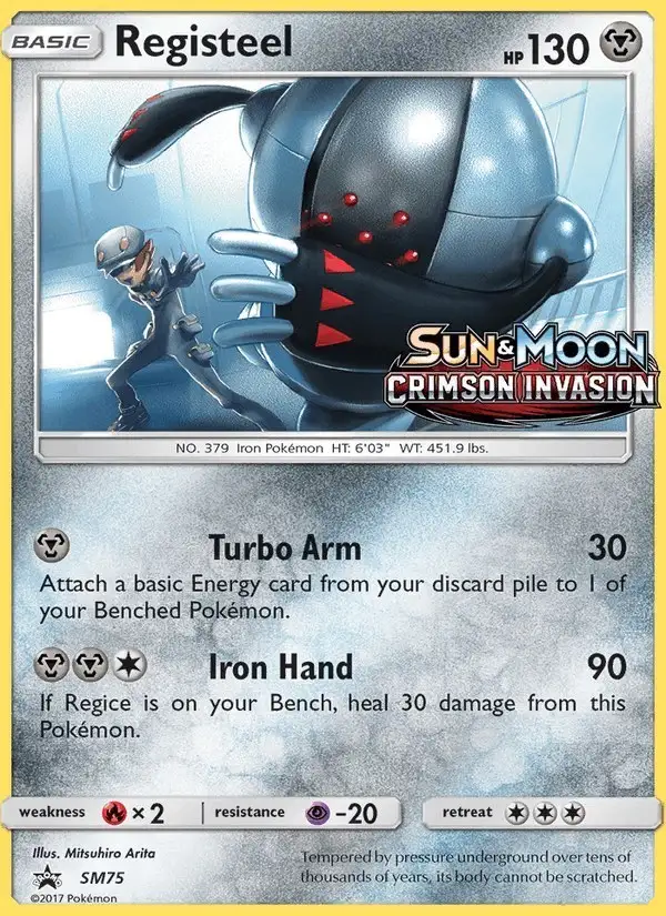 Registeel #SM75 SM Black Star Promos PSA 10