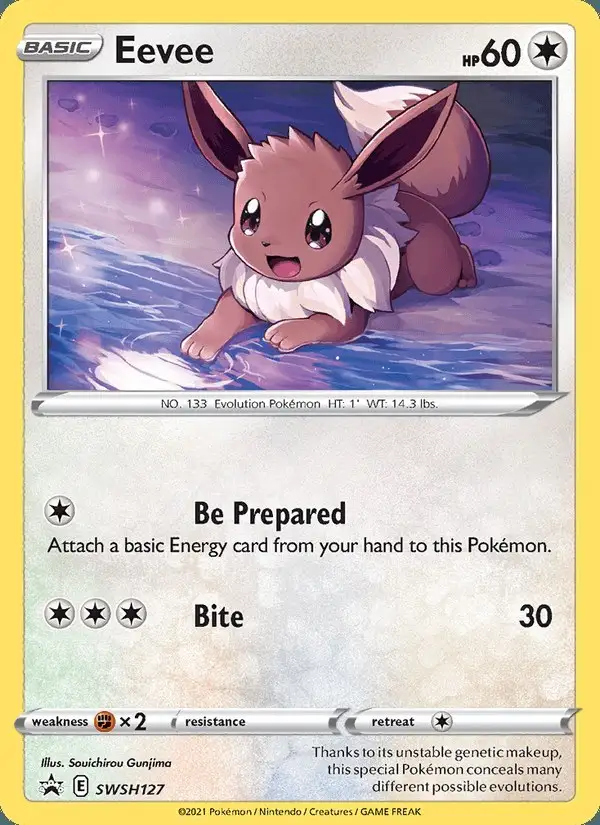 Eevee #SWSH127 SWSH Black Star Promos PSA 10