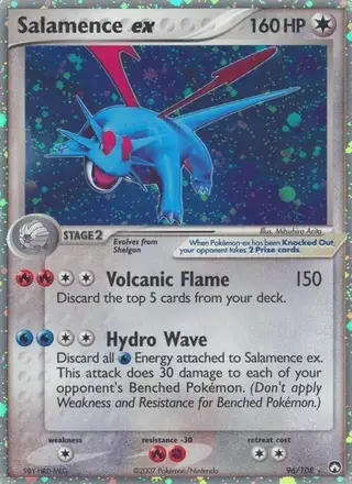 Salamence ex #96 Power Keepers PSA 10