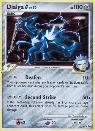 Dialga G #7 Platinum PSA 10