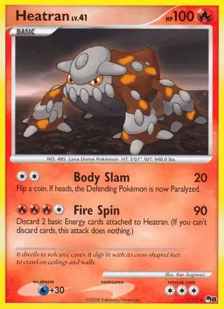 Heatran #1 POP Series 8 PSA 10