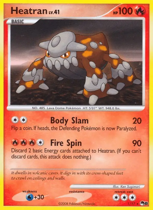 Heatran #1 POP Series 8 PSA 10