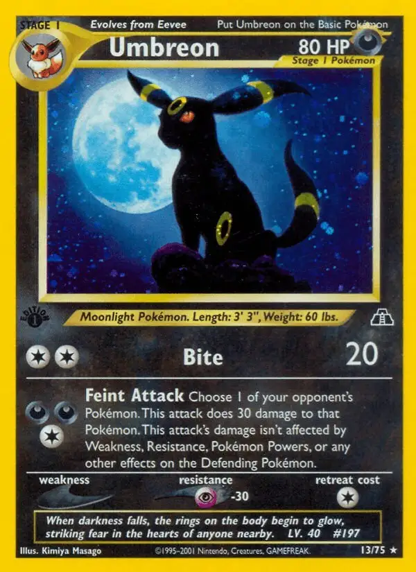 Umbreon #13 Neo Discovery PSA 10
