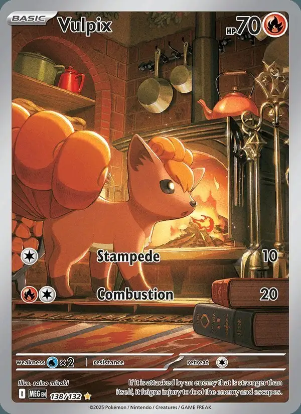 Vulpix #138 Mega Evolution PSA 10