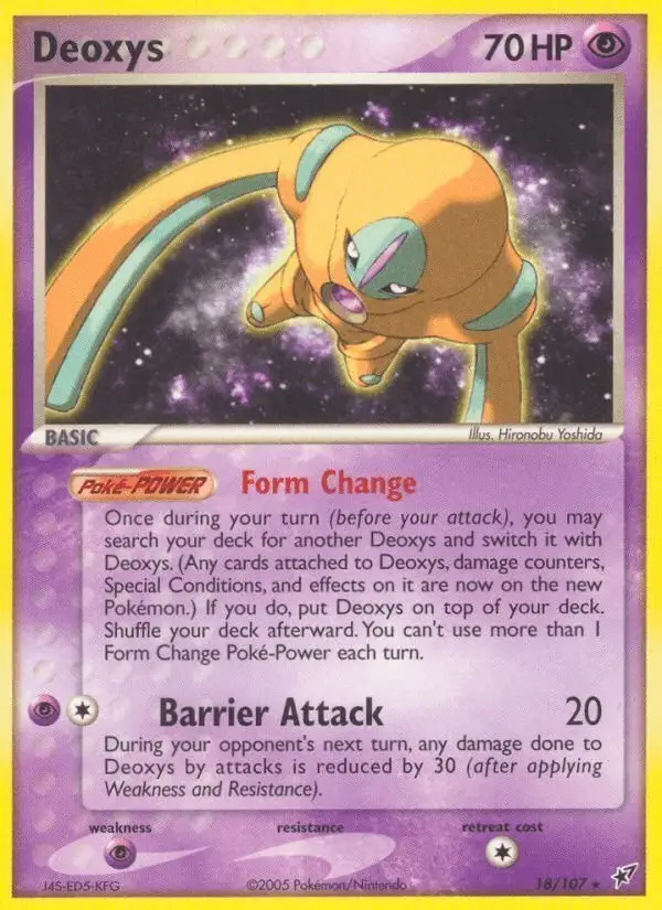 Deoxys #18 Deoxys PSA 10