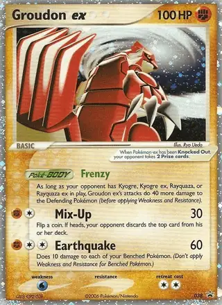 Groudon ex #38 Nintendo Black Star Promos PSA 10