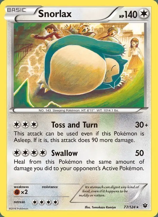 Snorlax #77 Fates Collide PSA 10