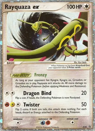 Rayquaza ex #39 Nintendo Black Star Promos PSA 10