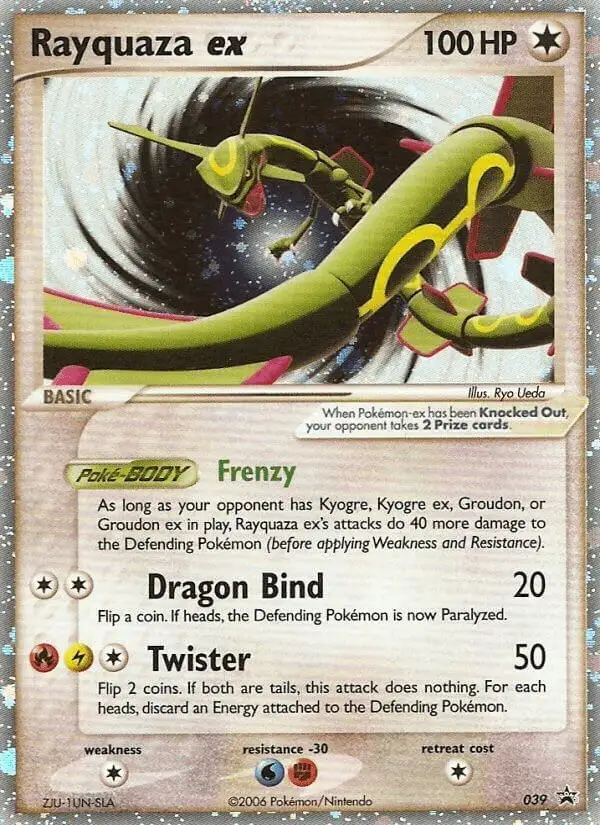 Rayquaza ex #39 Nintendo Black Star Promos PSA 10
