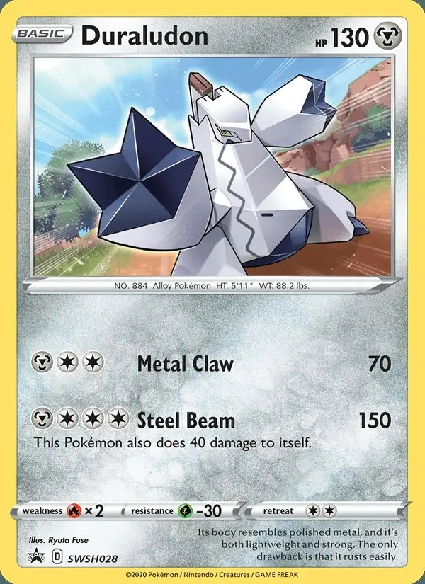 Duraludon #SWSH028 SWSH Black Star Promos PSA 10